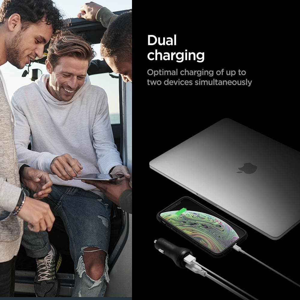 Spigen Car Charger F31QC USB-C PD 3.0 QC Total 48W