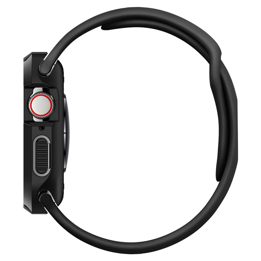 Spigen Rugged Armor, black - Apple Watch 45mm/44mm