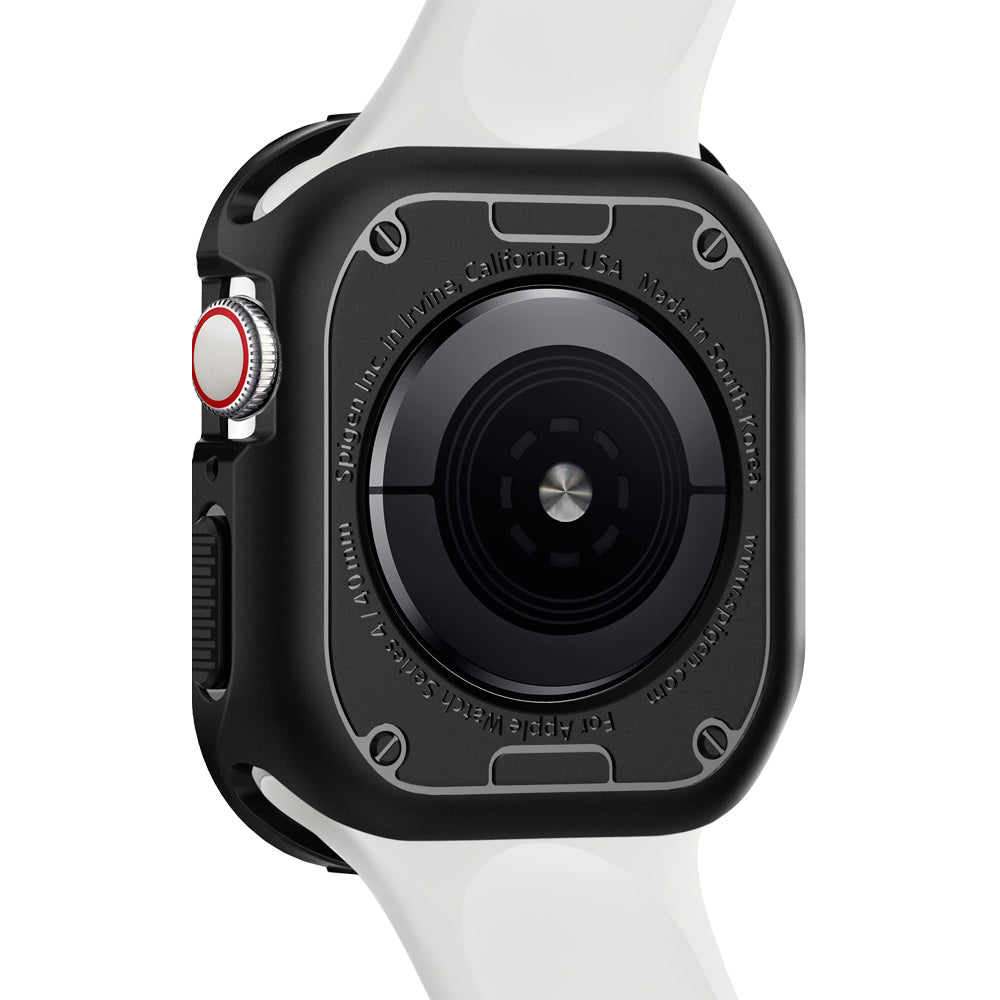 Spigen Rugged Armor, black - Apple Watch 45mm/44mm