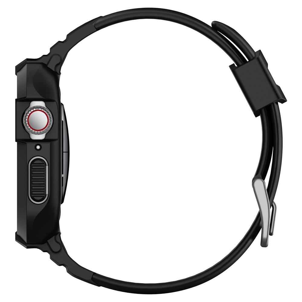 Spigen Rugged Armor Pro, black - Apple Watch 45mm/44mm