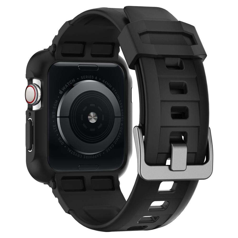 Spigen Rugged Armor Pro, black - Apple Watch 45mm/44mm