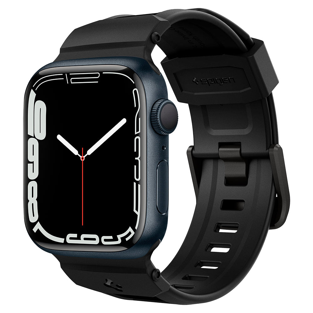 Spigen Rugged Band, matte black - Apple Watch 49mm/45mm/44mm/42mm