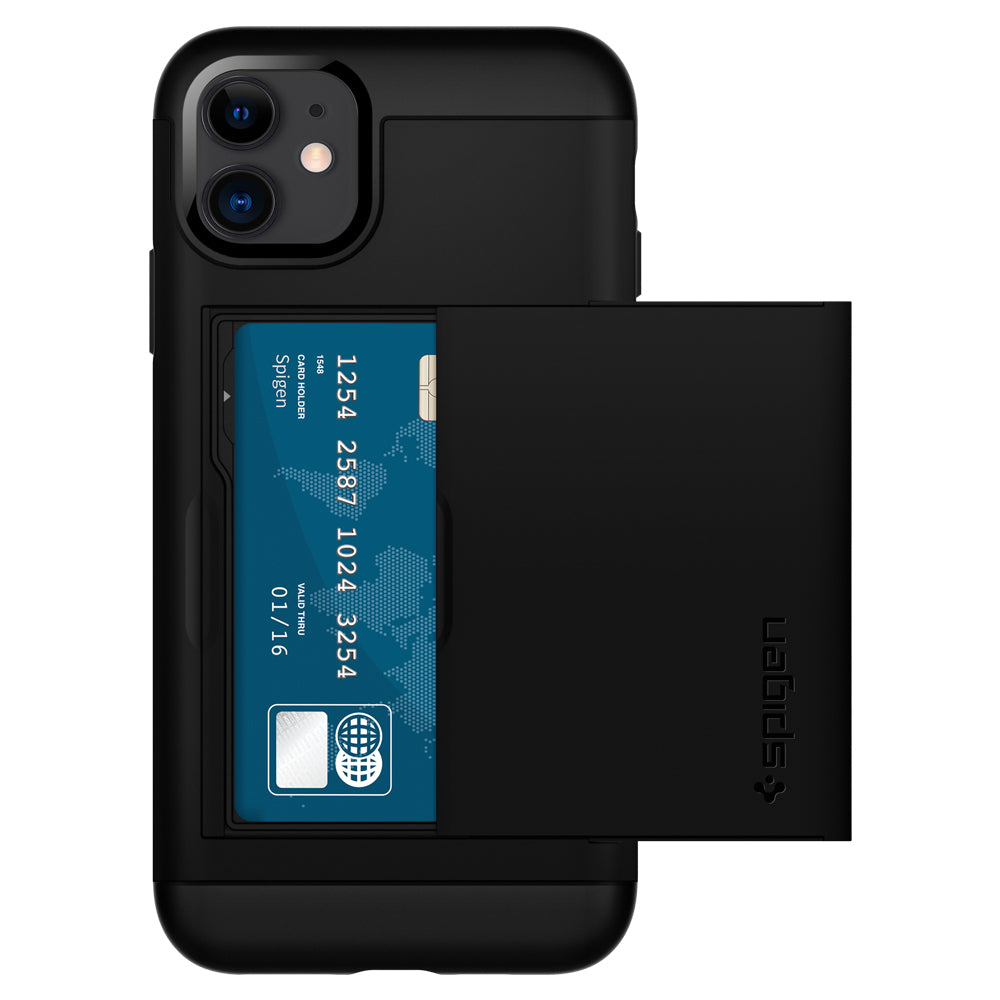 Spigen Slim Armor CS, black - iPhone 11