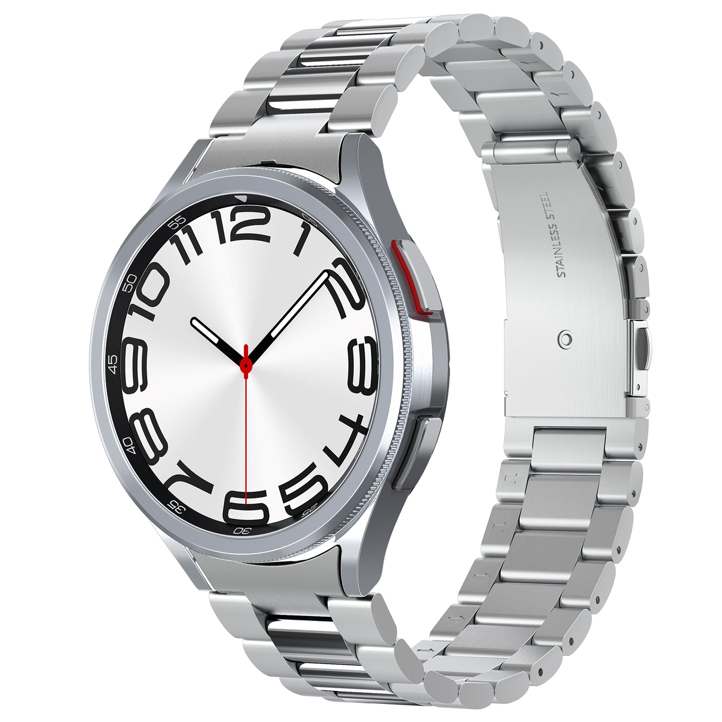 Spigen Modern Fit 316L Band, silver - Samsung Galaxy Watch6 Classic 47mm