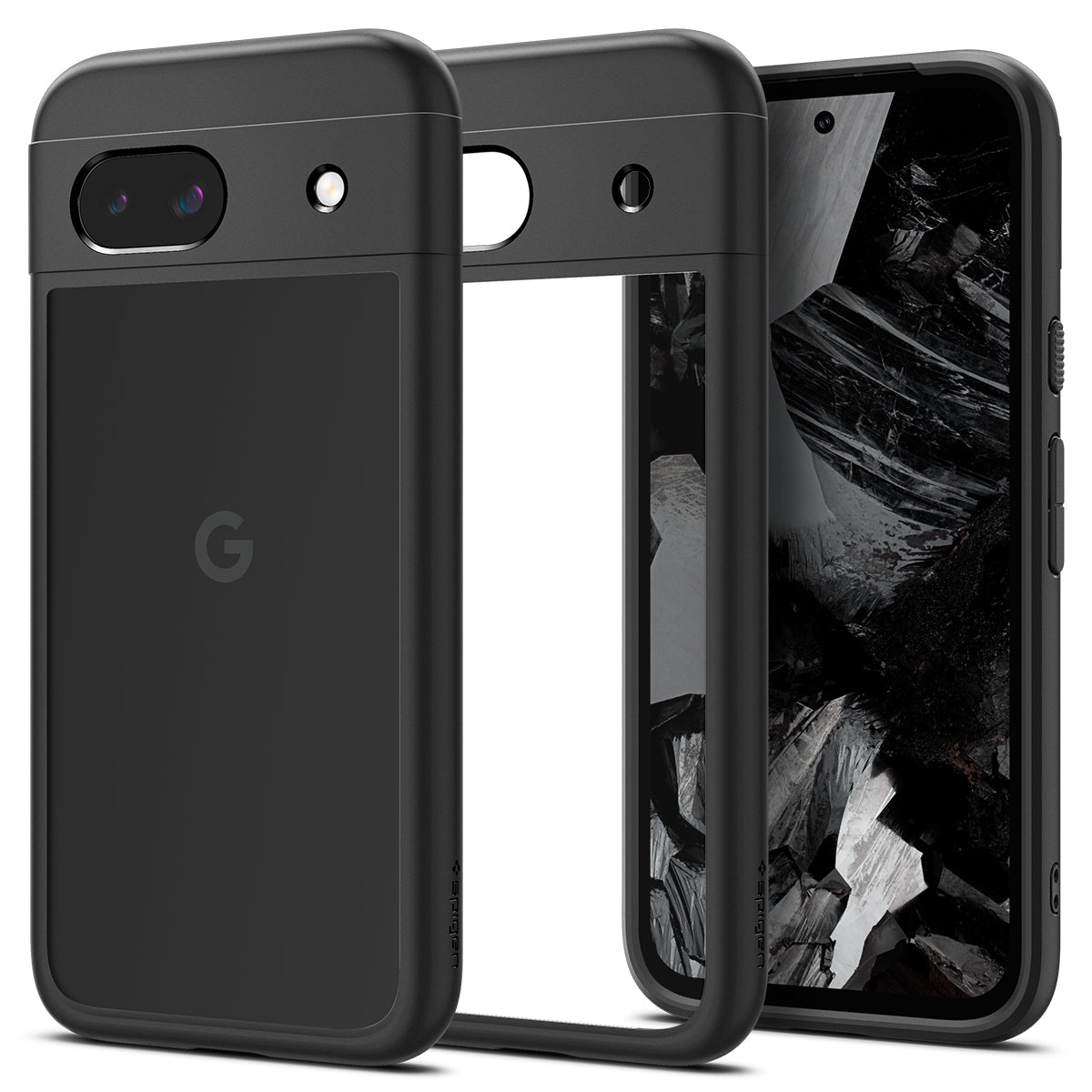 Spigen Ultra Hybrid - matte black - Google Pixel 8a