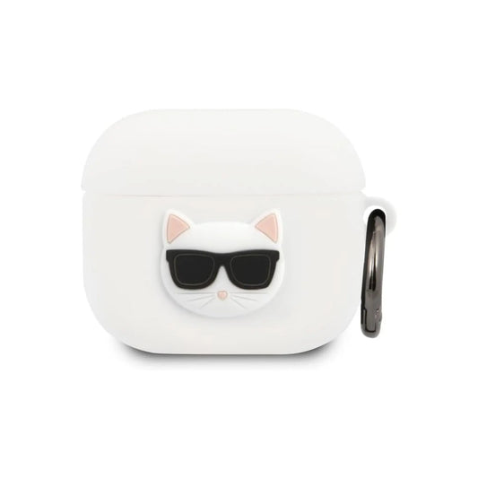 Karl Lagerfeld Choupette 3D Etui, Weiß - AirPods 3