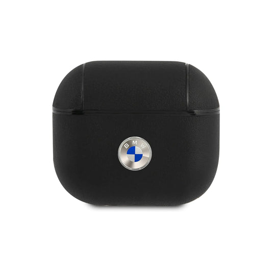 BMW Hülle BMA3SSLBK Leder Schwarz – AirPods 3