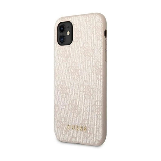 Guess Hülle 4G Metal Logo Gold Pink – iPhone 11
