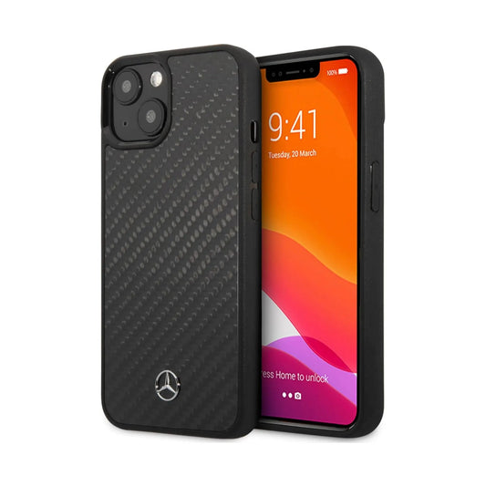 Mercedes Hülle MEHCP13MRCABK Carbon Dynamic Line Schwarz – iPhone 13/14/15