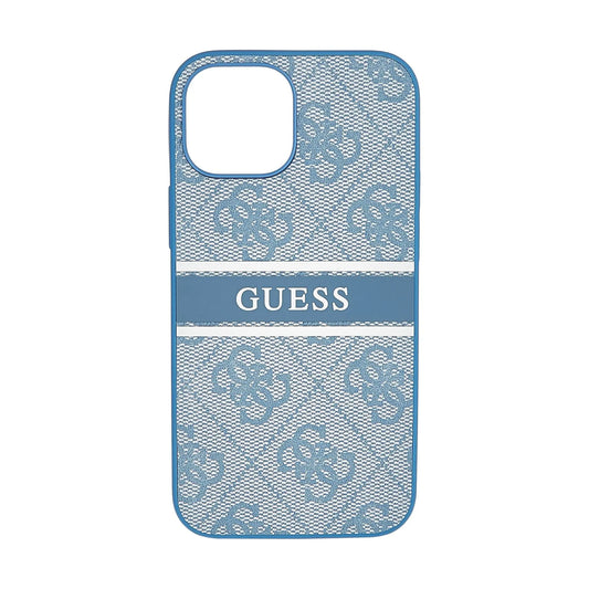 Guess Hülle 4G Stripe Blau - iPhone 13 Mini