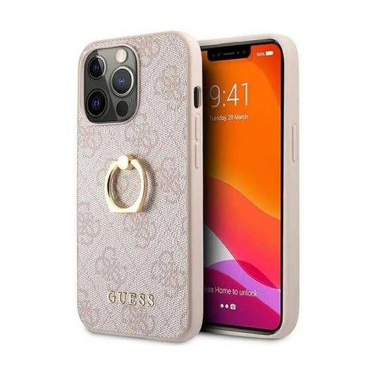 Guess Hülle 4G Ring Case Pink - iPhone 13 Pro