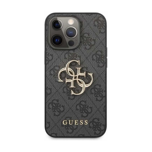 Guess 4G Metal Logo Case Grau – iPhone 13 Pro