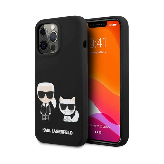 Karl Lagerfeld TPU Backcover Case, Schwarz - iPhone 13 Pro