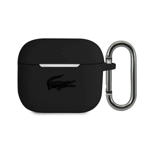 Lacoste Hülle Silicone Case Schwarz – Für AirPods Pro 3