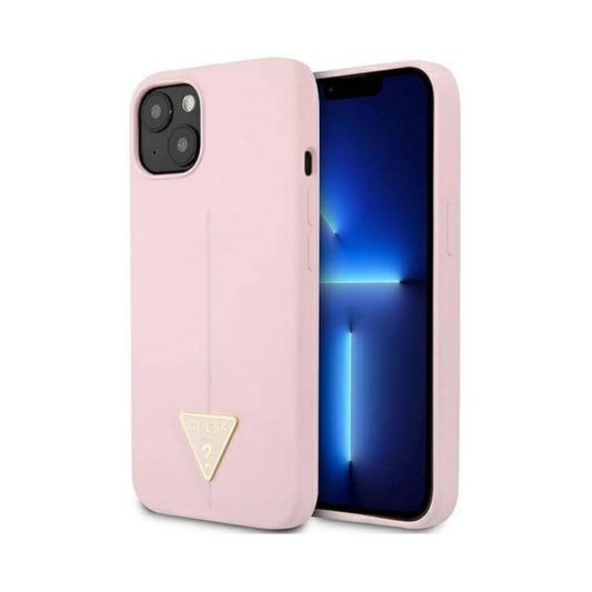 Guess Silikon Triangle Logo Case, Flieder – iPhone 13