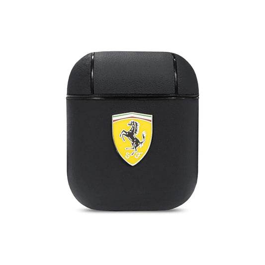 Ferrari On Track Leder Case, Schwarz – AirPods 1/2 Gen