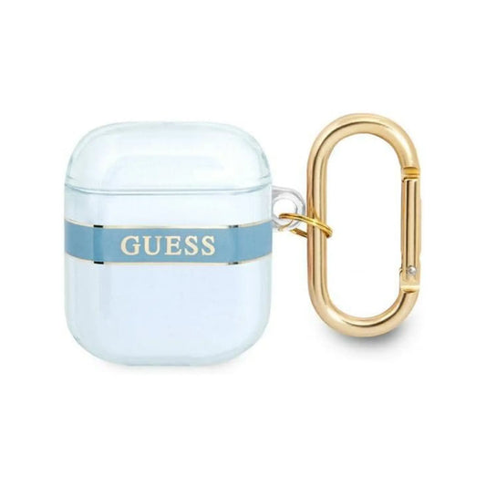 Guess GUAPHHTSB AirPods Pro Hülle Strap Kollektion - Blau