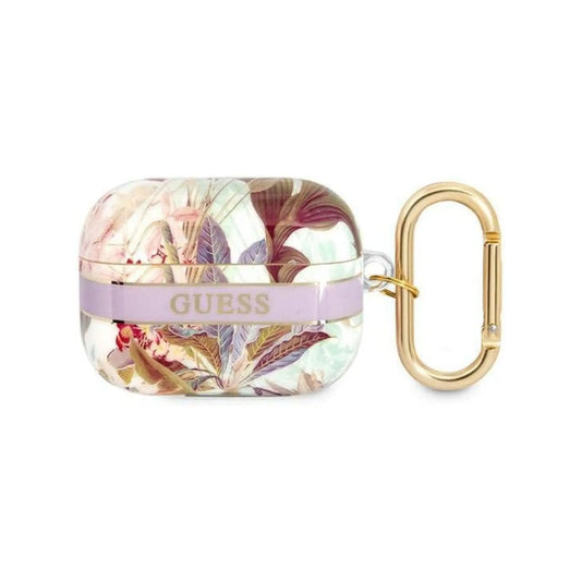 Guess GUAPHHFLU Flower Strap Collection Case, Lila – AirPods Pro