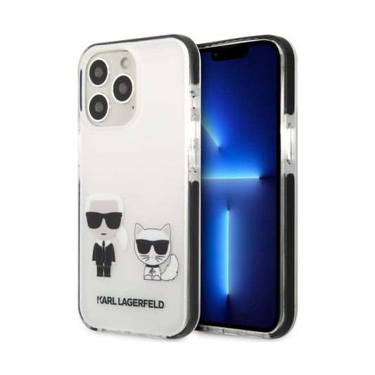 Karl Lagerfeld Hardcase KLHCP13XTPEKCW, Weiß - iPhone 13 Pro Max