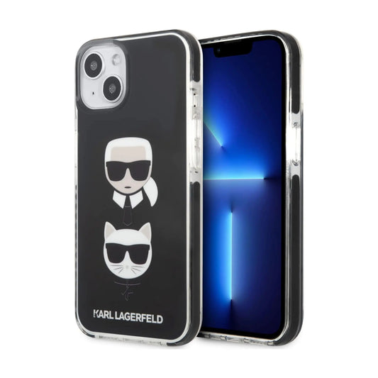 Karl Lagerfeld Hardcase KLHCP13MTPE2TK, Schwarz - iPhone 13