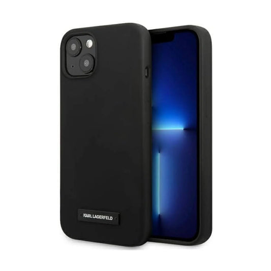 Karl Lagerfeld Hardcase KLHCP13SSLMP1K, Schwarz - iPhone 13 mini