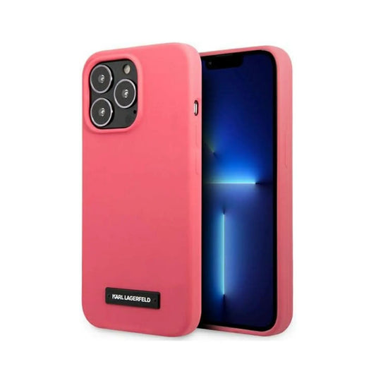 Karl Lagerfeld Hardcase KLHCP13XSLMP1PI, Fuchsia - iPhone 13 Pro Max