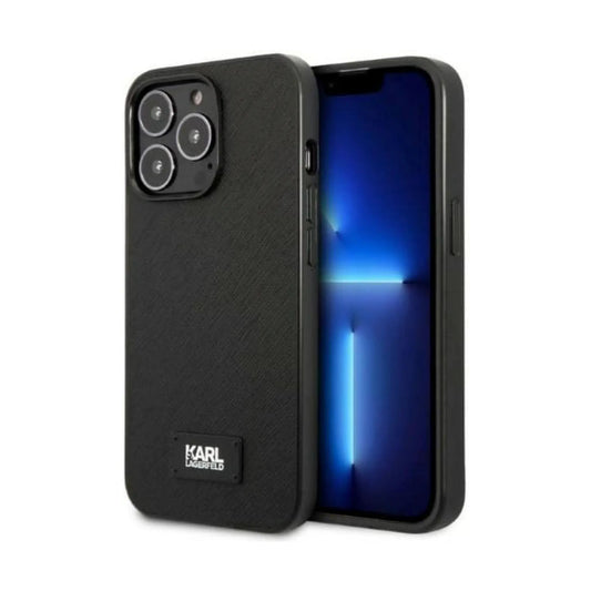 Karl Lagerfeld Hardcase KLHCP13LSFMP2K, Schwarz - iPhone 13 / 13 Pro