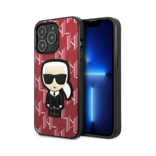 Karl Lagerfeld Hülle Monogram Iconic Patch Rot – iPhone 13 Pro Max