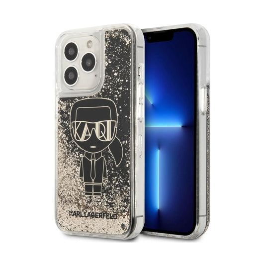 Karl Lagerfeld Liquid Glitter Gatsby Case, Transparent - iPhone 13 Pro Max
