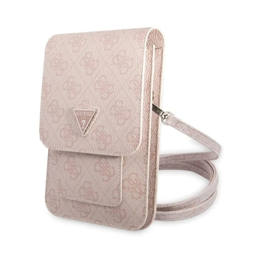 Guess Umhängetasche 4G Triangle Design Pink - Universal 16x10 cm