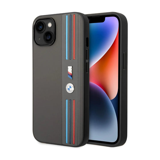 BMW Hülle Kunststoff Tricolor Grau – iPhone 14 Plus
