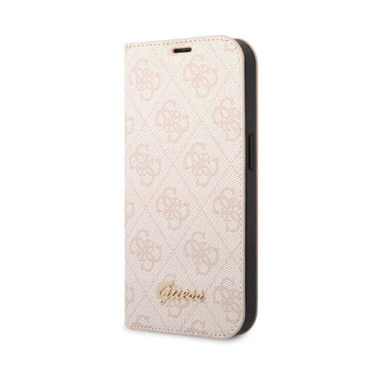 Guess Hülle GUHCP7CGRE Bookcase Kunstleder Rosa - iPhone 14 Pro