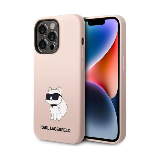 Karl Lagerfeld Silikon NFT Choupette Case, Pink - iPhone 14 Pro Max