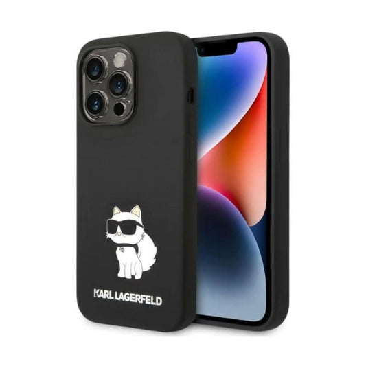 Karl Lagerfeld Silikon NFT Choupette Case, Schwarz - iPhone 14 Pro Max