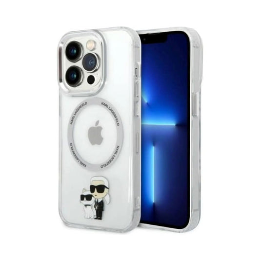 Karl Lagerfeld IML Karl & Choupette NFT MagSafe Case, Transparent - iPhone 14 Pro Max