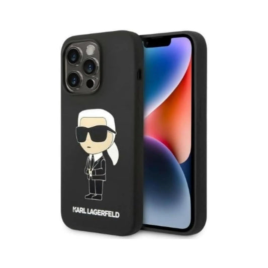 Karl Lagerfeld Silikon NFT Ikonik MagSafe Case, Schwarz - iPhone 14 Pro Max