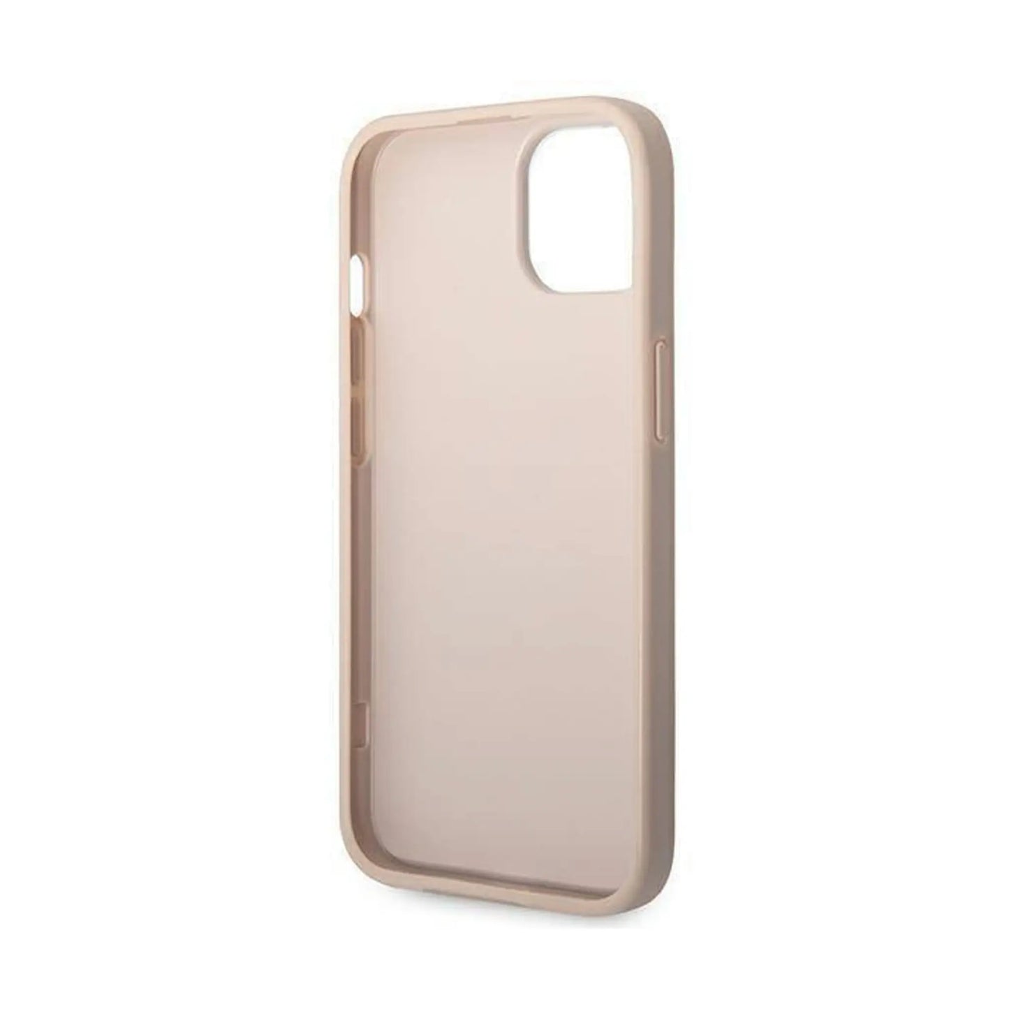 Guess Hülle GUHCP14SG4GFPI 4G Metal Gold Logo Pink – iPhone 14