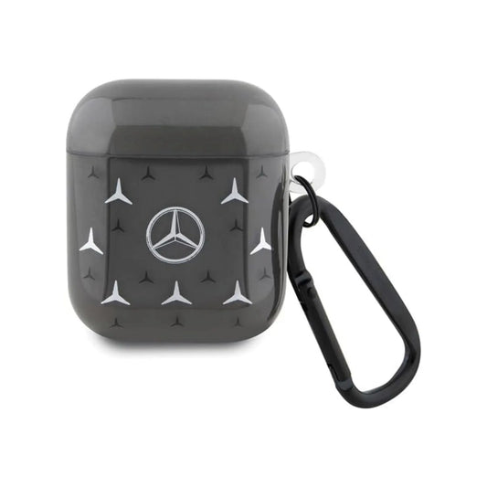 Mercedes Large Star Pattern Case, Schwarz – AirPods 1/2 Gen