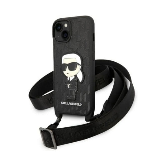 Karl Lagerfeld Hülle NFT Monogram Ikonik Patch Schwarz – iPhone 14 Plus