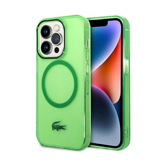 Lacoste Hülle MagSafe Kompatibel Grün – iPhone 14 Pro Max