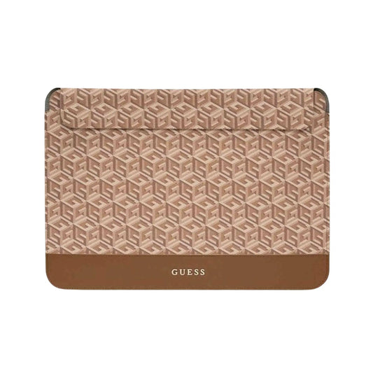 Guess GCube Stripes Laptop Bag, Braun – bis 16 Zoll