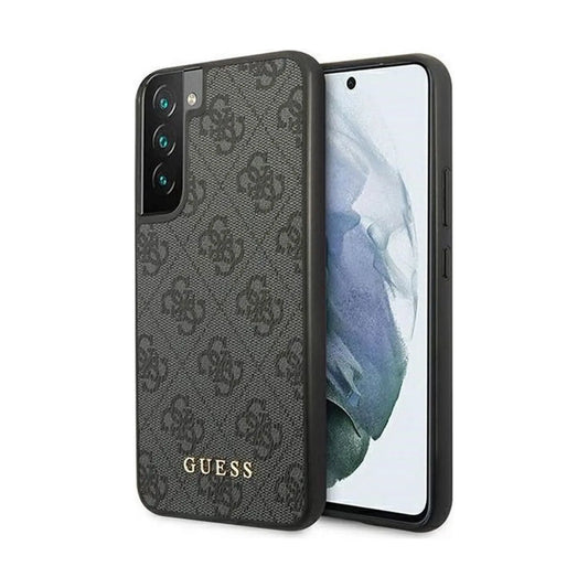 Guess 4G Metal Logo Case, Schwarz – Galaxy S23