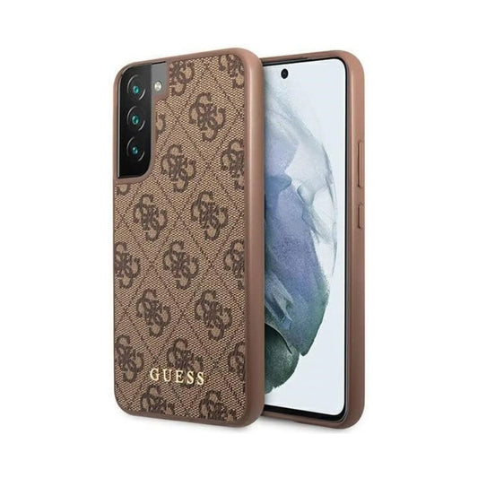 Guess 4G Metal Logo Case, Braun – Galaxy S23+