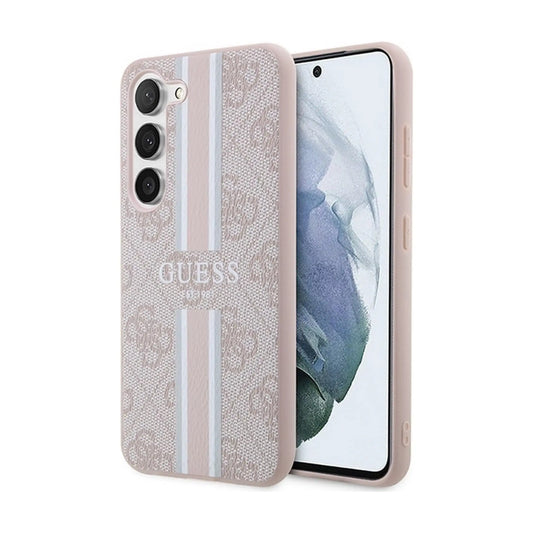 Guess Hülle GUHCS23SP4RPSP 4G Stripe Print Pink – Galaxy S23