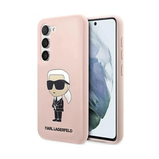 Karl Lagerfeld Silikon NFT Ikonik Case, Rosa - Samsung Galaxy S23