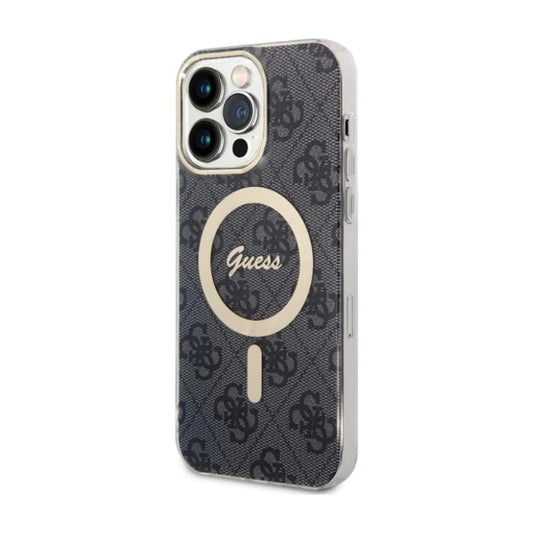 Guess Hülle 4G MagSafe Grau - iPhone 14 Pro Max