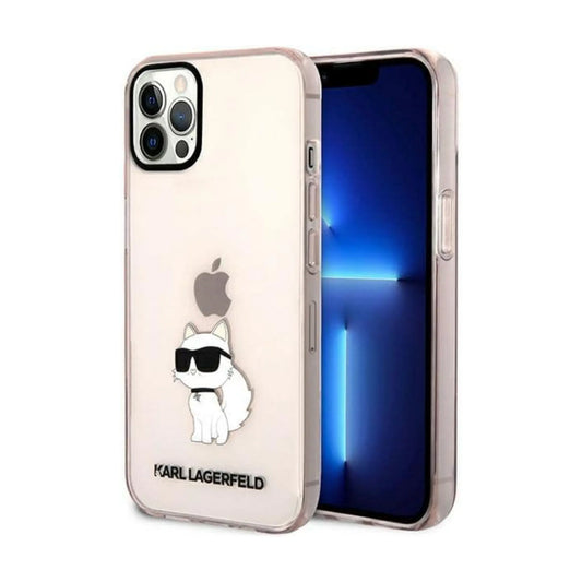 Karl Lagerfeld Hardcase KLHCP12MHNCHTCP, Pink - iPhone 12 / 12 Pro 6,1
