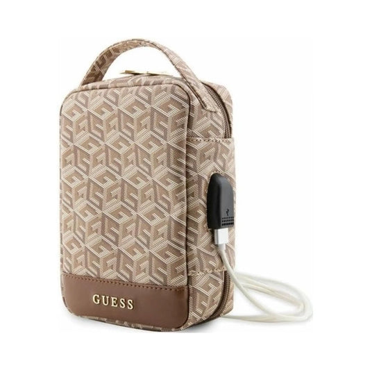 Guess GUHBHGCFSEW Organizer-Tasche Gcube Stripe Braun