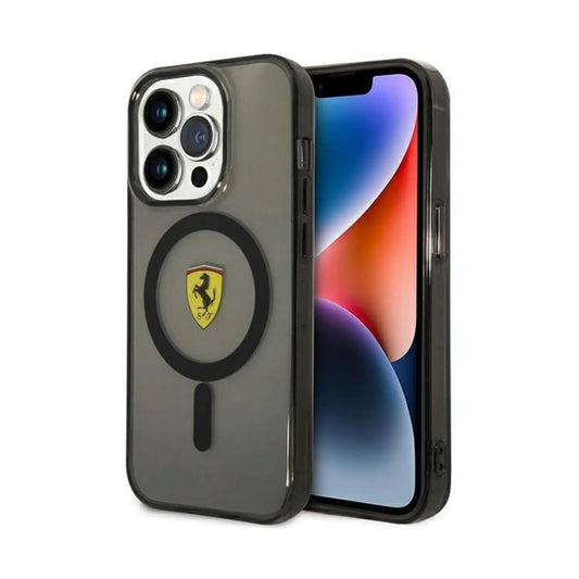 Ferrari Translucent MagSafe Case, Schwarz – iPhone 14 Pro