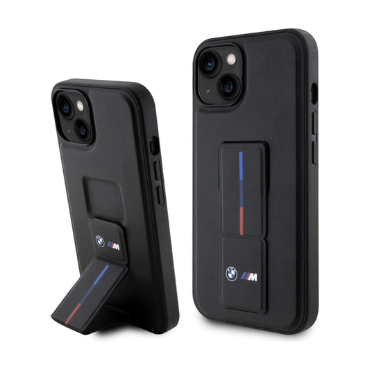 BMW Hülle Grip Stand Hot Stamp Schwarz – iPhone 14